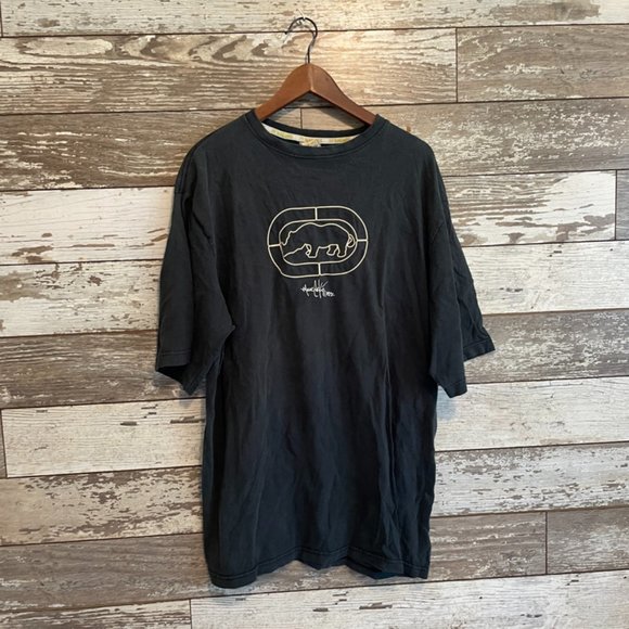 Ecko Unlimited Other - Ecko Unltd Rhino Stitched Black Graphic Tee